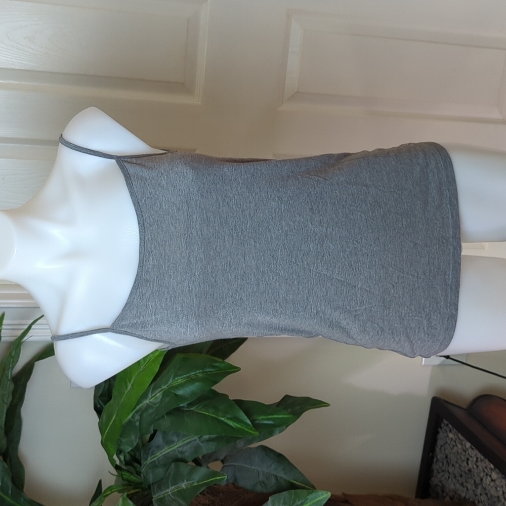 Kirra Women's Grey Adjustable Strap Tank Top Size Medium